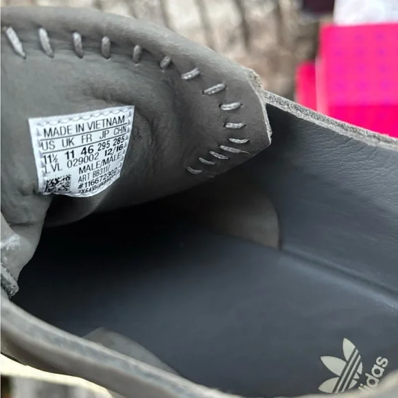 Adidas Wings+Horns NMD_R2 Grey Leather Ash Size 11.5 - Picture 4 of 11